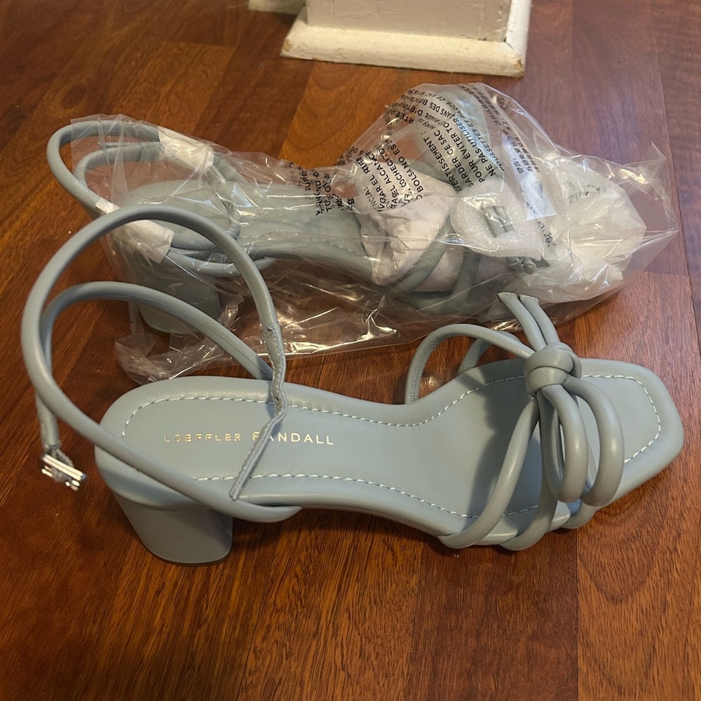 Loeffler Randall Blue Heel Sandals Mikel